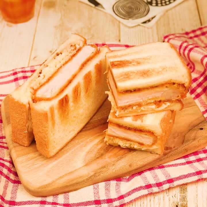 豚ロース厚切り肉のカツサンド