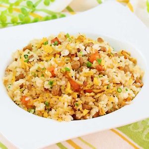 「納豆チャーハン」のレシピ動画