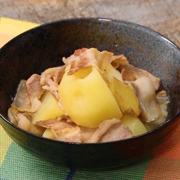 豚バラとじゃがいもの塩煮