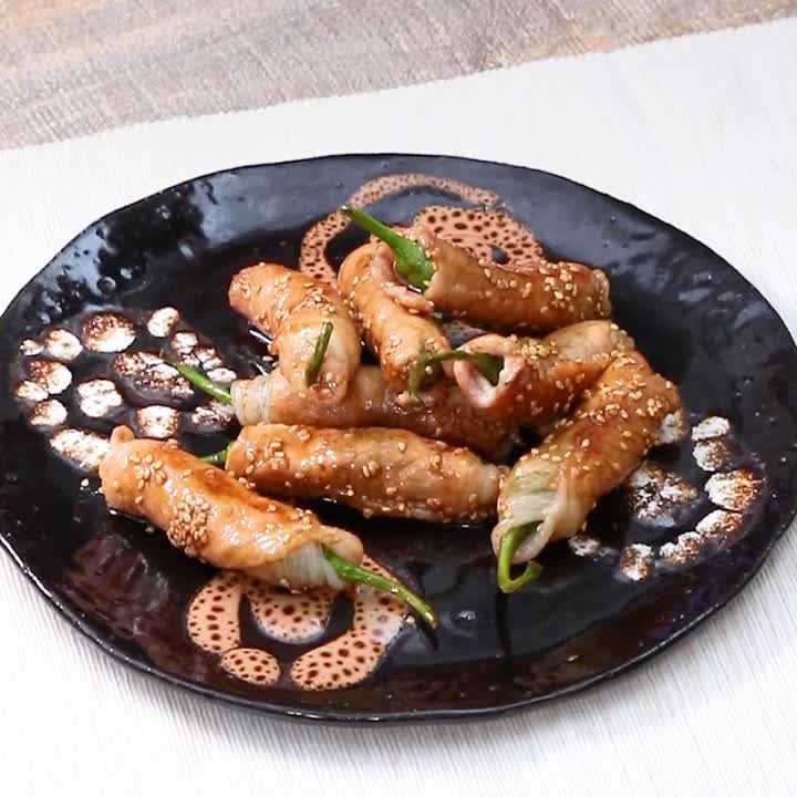 ししとうの肉巻き