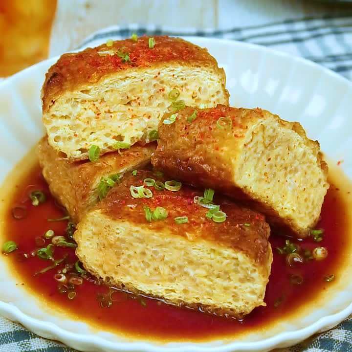 ふんわりジューシー もやしと鶏ひき肉の油揚げ挟み焼きのレシピ動画 作り方 Delish Kitchen