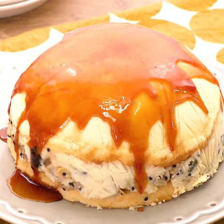 さつまいものアイスドームケーキ