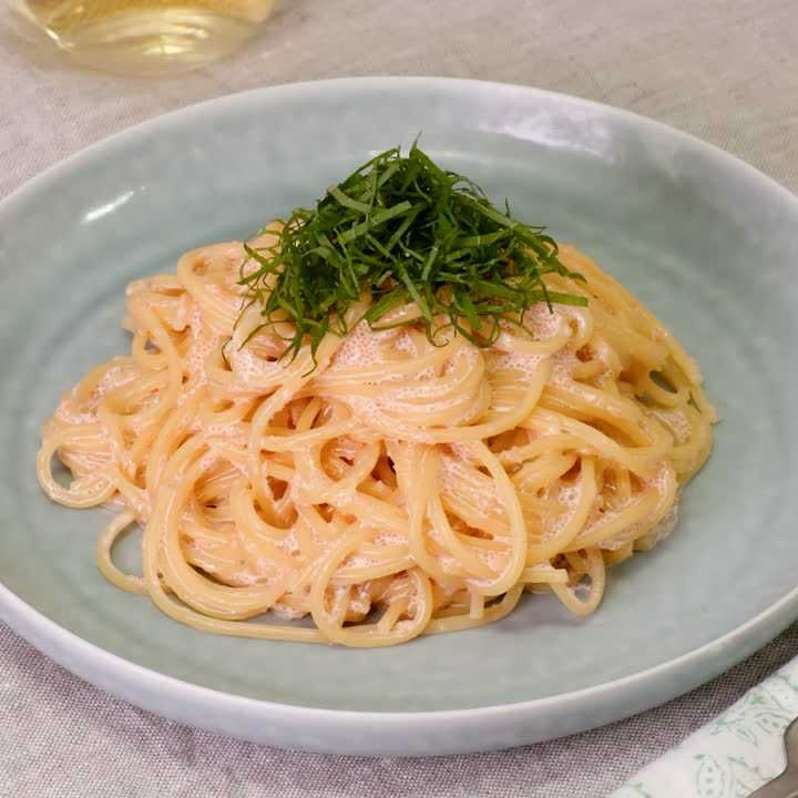 簡単たらこクリームパスタ