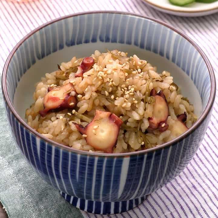 めかぶの炊き込みご飯