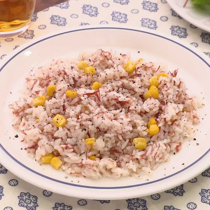 コンビーフの炊き込みご飯