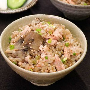 鮭の柚子胡椒炊き込みご飯