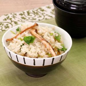 焼きまつたけの混ぜご飯