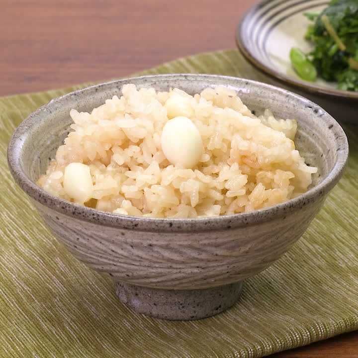 ゆりねの炊き込みご飯