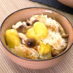 「炊飯器で栗おこわ」のレシピ動画