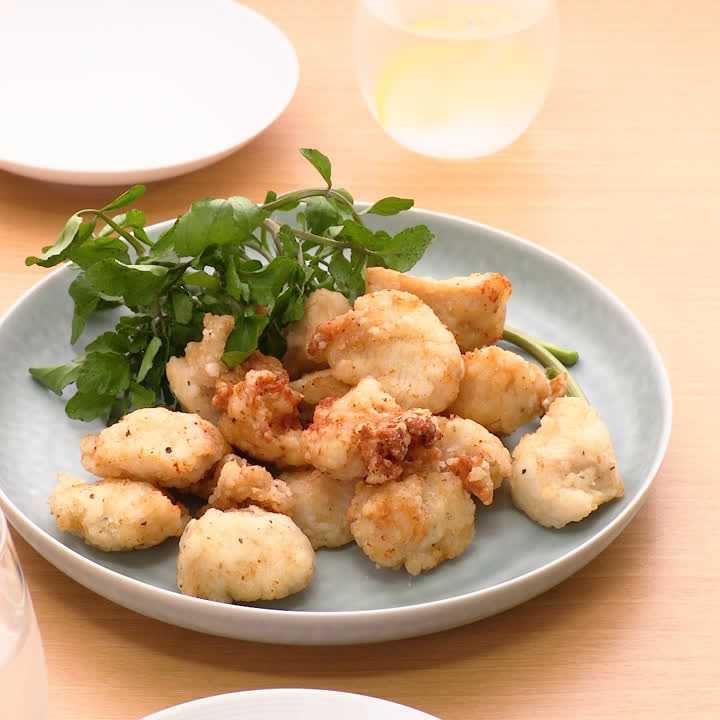 鶏むね肉の塩唐揚げ