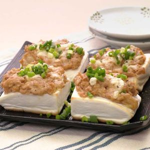 はんぺんのツナマヨチーズ焼き