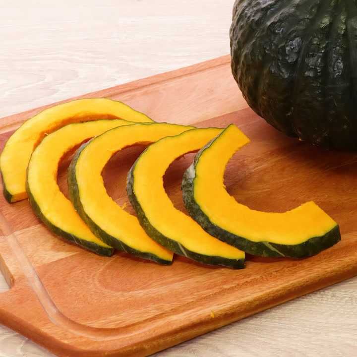 かぼちゃの薄切り