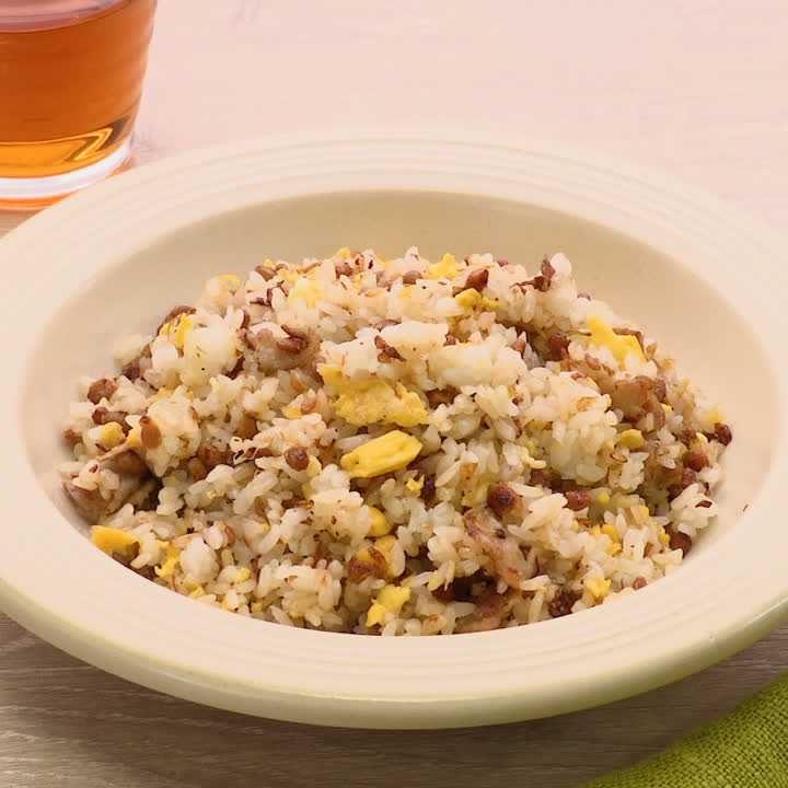 豚バラ納豆チャーハン