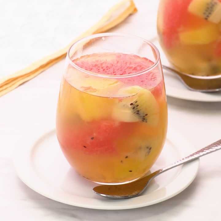 ホワイトサングリア風ゼリー