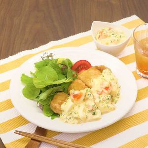 ごろっとたまごのタルタルチキン南蛮