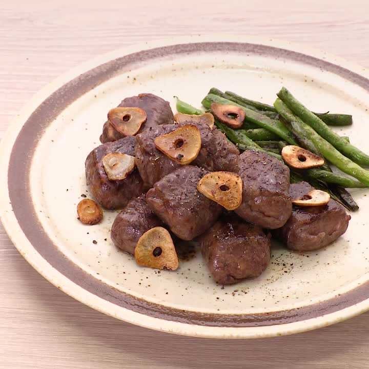 豆腐のコロコロステーキ