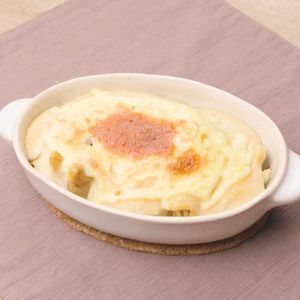 豆腐クリームの和風グラタン