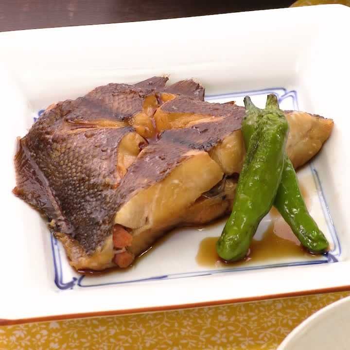 めんつゆでカレイの煮付け