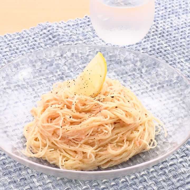 たらこの冷製カッペリーニ