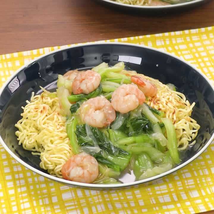 えびのあんかけ堅焼きそば