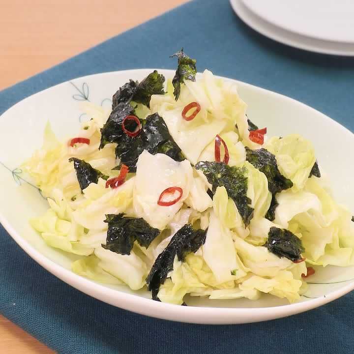 キャベツのピリ辛浅漬け