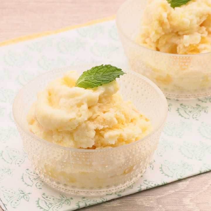 マンゴーヨーグルトシャーベット