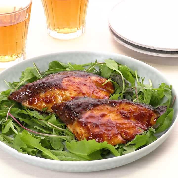 ピリ辛オイスターのブリ照り