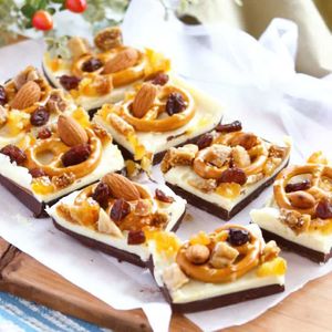 「チョコレートバーク」のレシピ動画