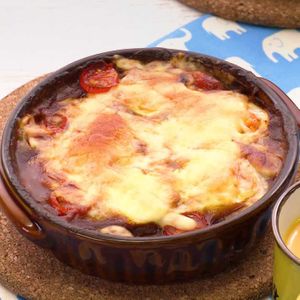 「お手軽カレードリア」のレシピ動画