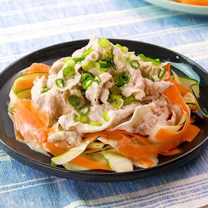 豚しゃぶのごまだれサラダ