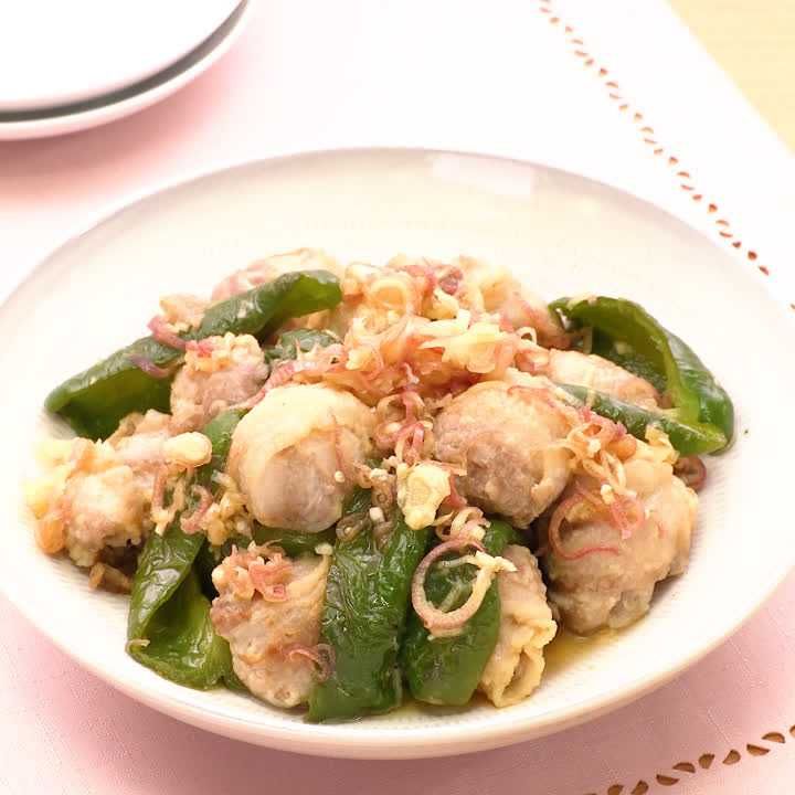 豚肉とピーマンの南蛮漬け