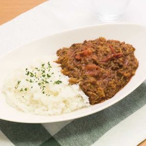 「ミニトマトとえのきのキーマカレー」のレシピ動画