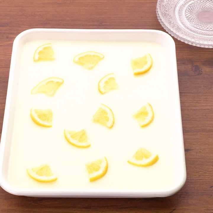 レモンヨーグルトプリン