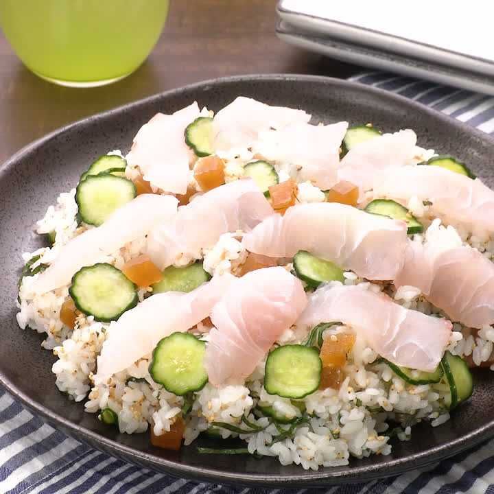 奈良漬けの混ぜ寿司