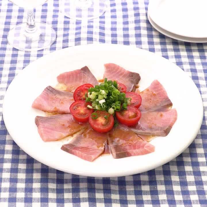 ぶりのガーリックカルパッチョ