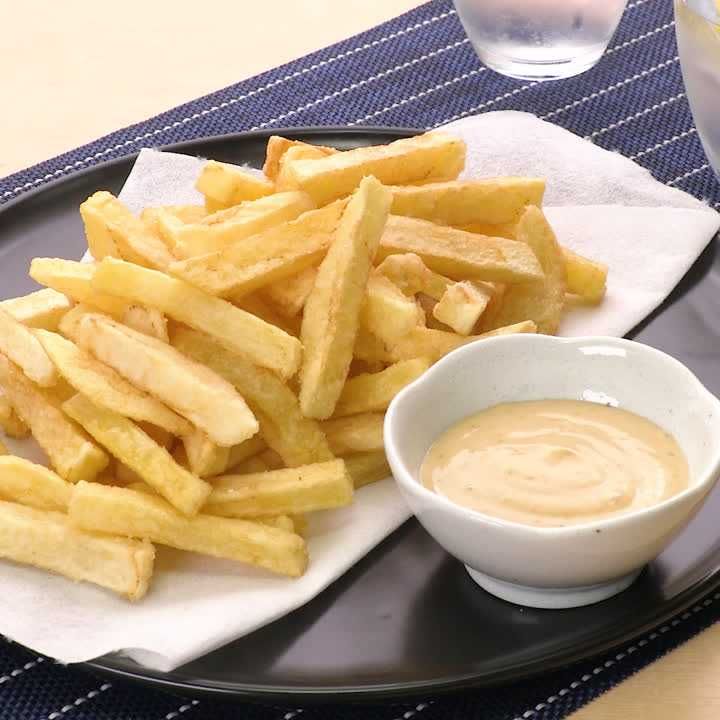 ツンとした香り わさびマヨディップのフライドポテトのレシピ動画 作り方 Delish Kitchen