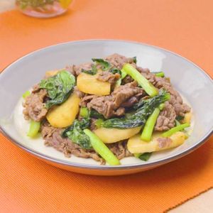 牛肉と長芋の柚子胡椒炒め