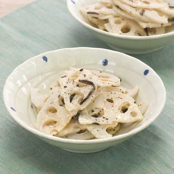 れんこんの昆布マヨ和え