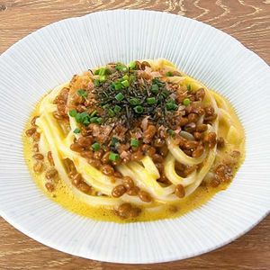 ふわとろ納豆うどん