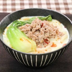 「豆乳担々うどん」のレシピ動画