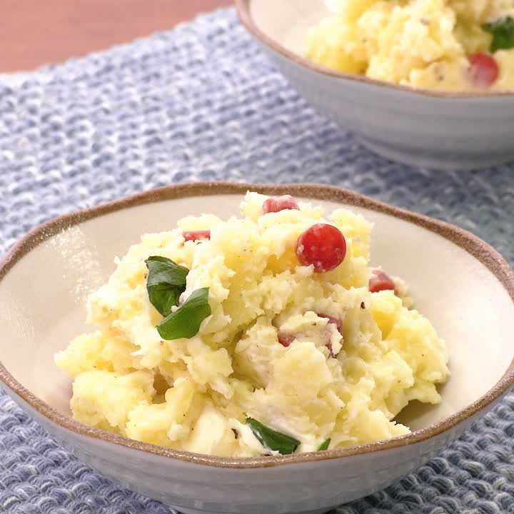 セミドライソーセージのチーズポテサラ