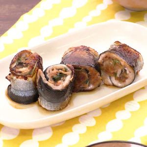 サンマの梅おかかロール