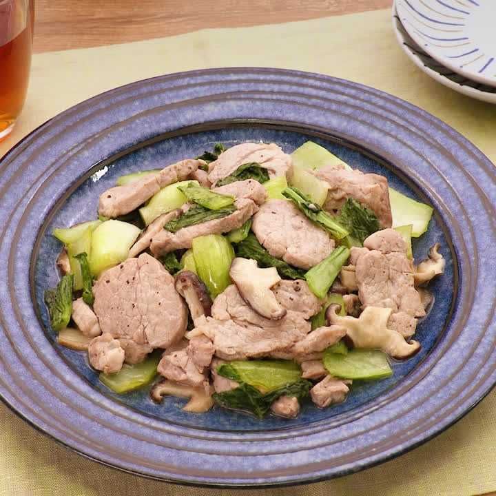 豚ヒレ肉の味噌炒め