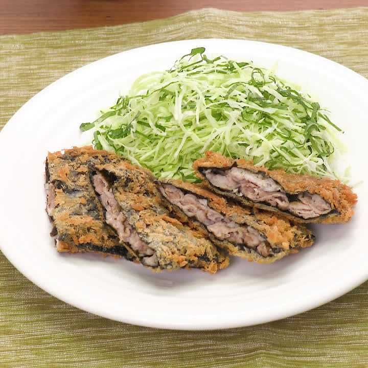 豚こまのりはさみカツ