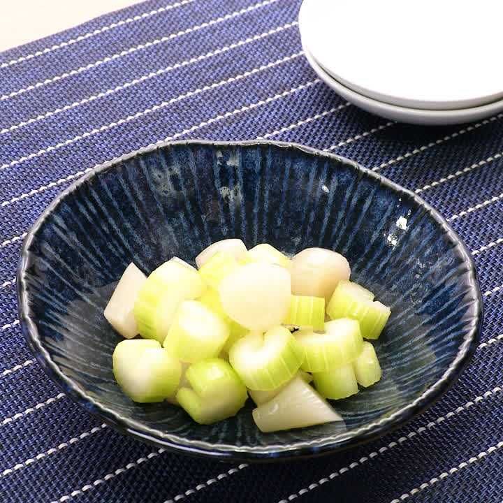らっきょうとセロリの和えもの