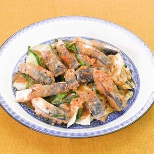 さばとキャベツのちゃんちゃん焼き風
