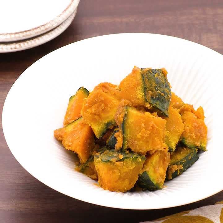 かぼちゃのごまみそあえ