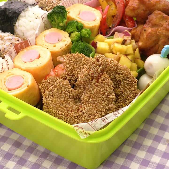 海老のごま揚げ