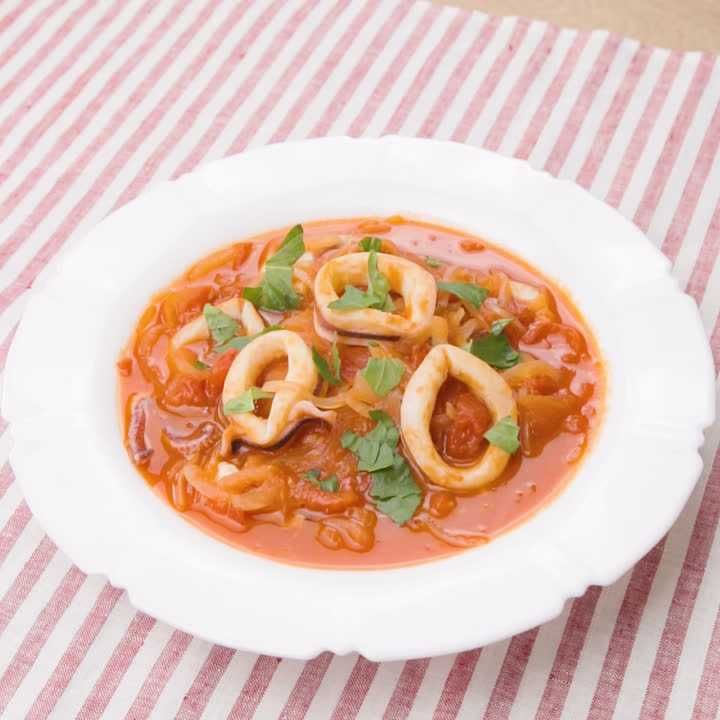 イカのトマト煮