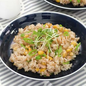 ツナのぽん酢炊き込みご飯